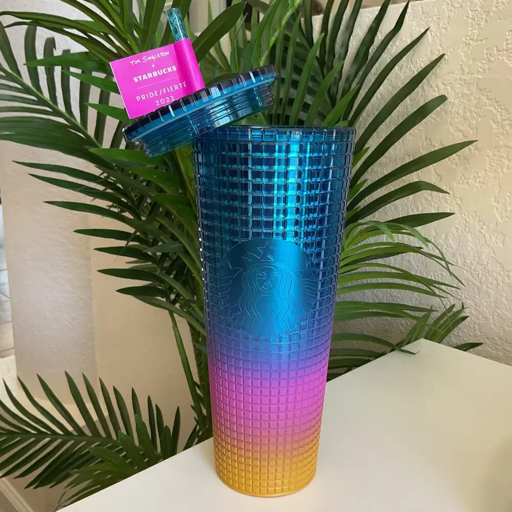 Starbucks Tim Singleton Pride 2023 Cold Tumbler Drinkware 24oz